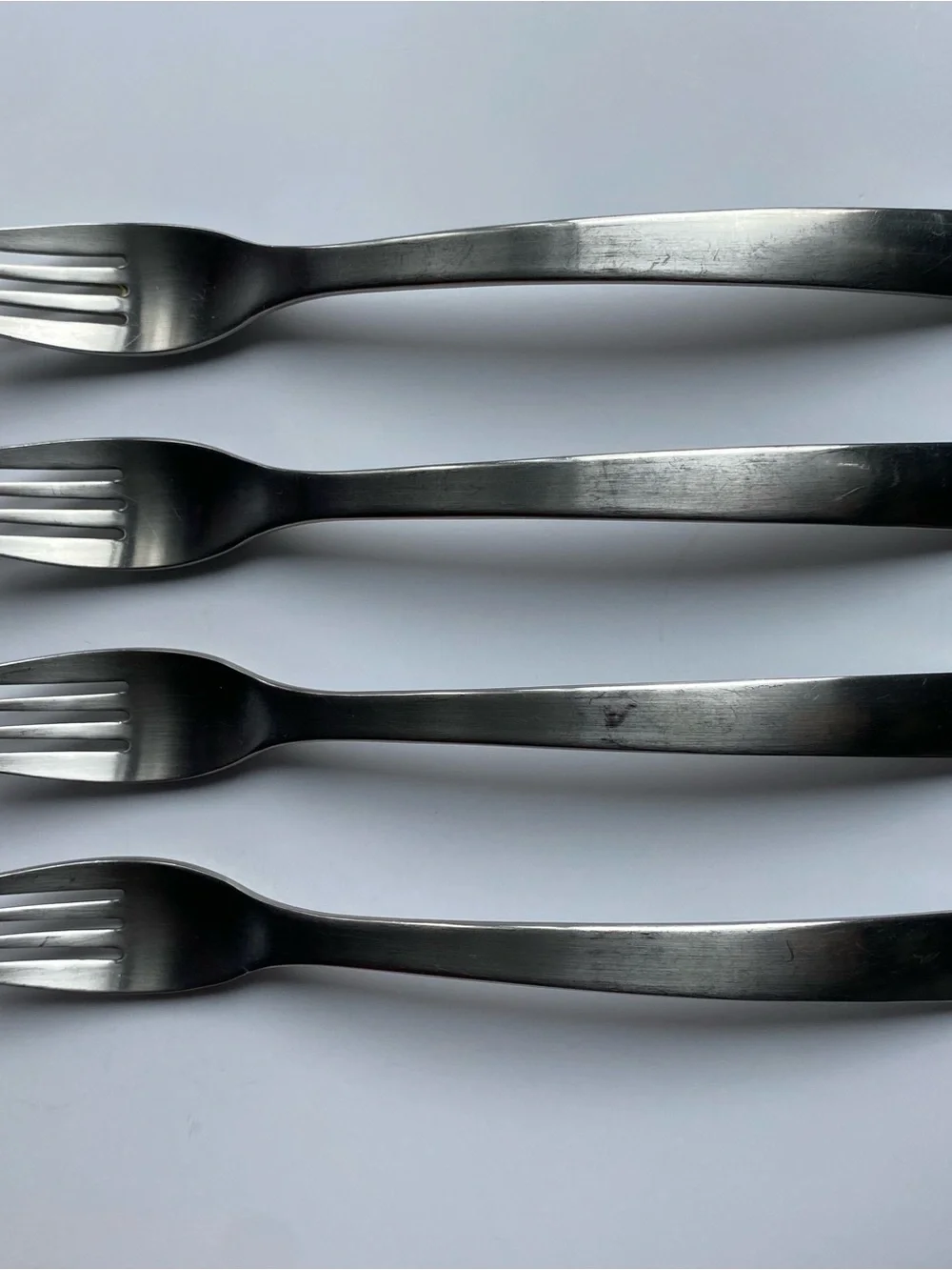Lot Of 4 Gourmet Settings GS Carry On Flatware Forks 8” Long Stainless Steel